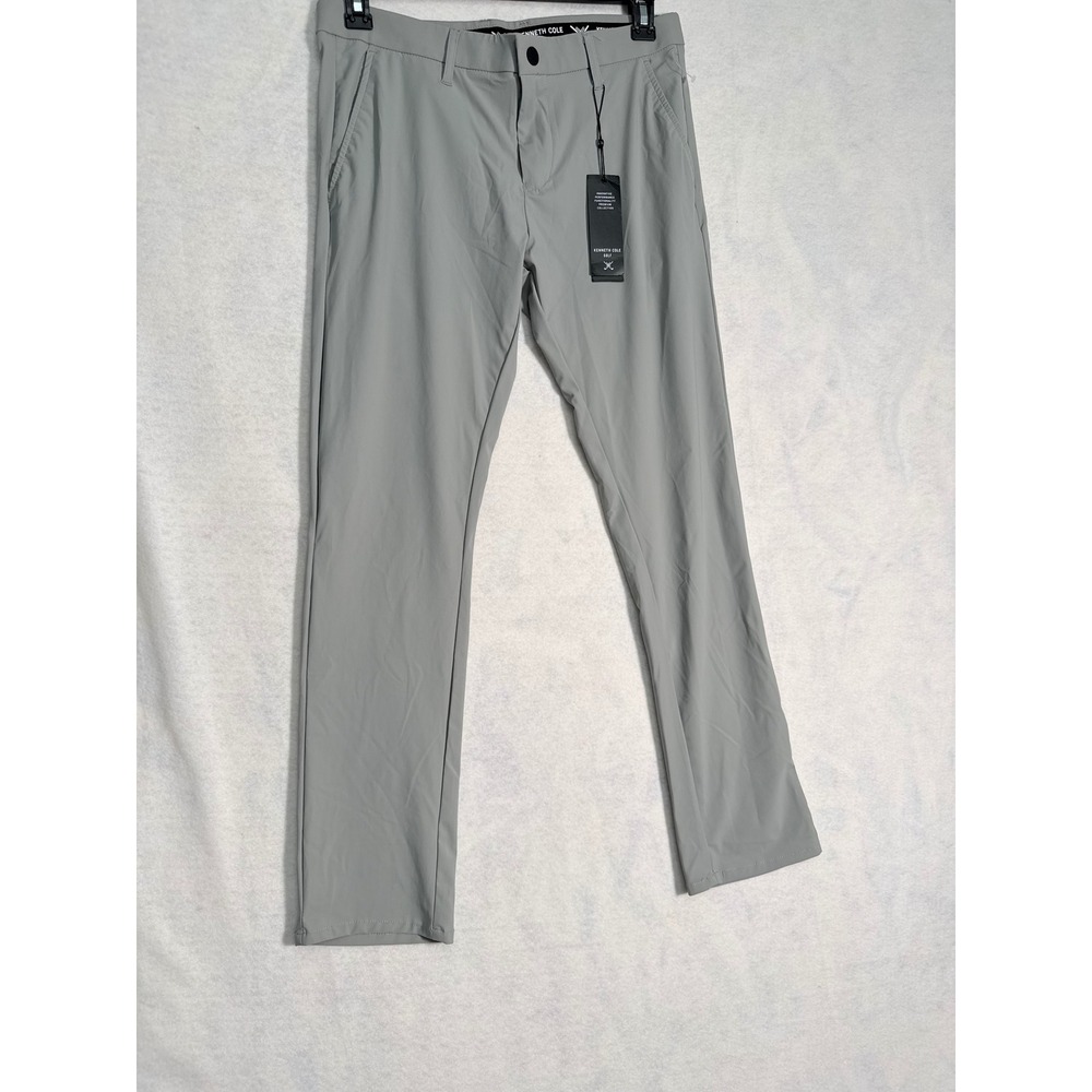 Kenneth Cole Golf Pants Mens 33x30 Performance Dark Stone Grey NWT K09E49DA81